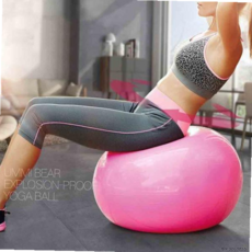 짐볼 뷰리언즈 안티버스트 요가짐볼 펌프포함 요가매트 헬스용품 요, 65cm핑크／FREE, 1개, 65cm핑크