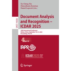(英文圖書)Document Analysis and Recognition - Icdar 2025: 19th International Conference W... 平裝版, Springer, 英文
