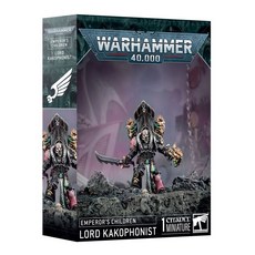 Warhammer 40 000 帝皇之子 噪音領主 Lord Kakophonist 模型, 1個