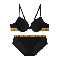 게스언더웨어 골드밴드 브라 팬티 세트