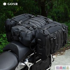 機車馬鞍包 戶外騎行摩托車別包摩托車後座包可組合子母包掛包摩托車邊包復古 改裝 側包 側箱 小狼, 單個包需多組合需再次單獨購買,W-06-黑色【中號20L】單個包