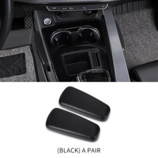 1/2 PCS 자동차 Rotective 패드 다리 받침대 무릎 도어 범용 발 인테리어 베개 팔걸이, 폴리에스테르, 4 절기, 1 Pair Black