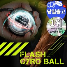 플레시 자이로볼 4세대 전완근 악력 손목 운동기구 스트레칭 파워볼, 1개, 아이언