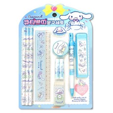 시나모롤 큐티쁘띠 문구세트 1P, 1개, 혼합색상