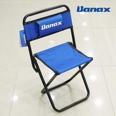 바낙스 미니의자 소형 낚시 캠핑 휴대용 접이식 등받이 쿠션 의자 체어, 1개, 3100