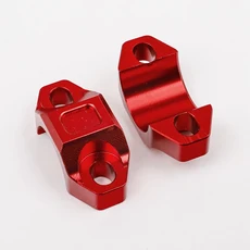 오토바이 22MM 브레이크 클러치 마스터 실린더 핸들바 CNC 클램프 커버 KTM EXC SXF 250 300 350 450 500 5, 06 2pcs  red