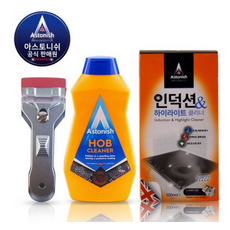 아스토니쉬 인덕션 & 하이라이트 광택클리너 235ml + 스크립퍼, 단품, 1개, 500ml