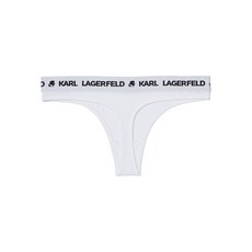 칼 라거펠트 로고 웨이스트밴드 텅 팬티