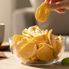 健康本味 菠蘿蜜脆片 大包裝1Kg 零食, 1個, 菠蘿蜜脆片大包, 1kg
