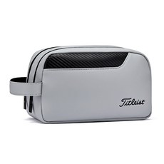 타이틀리스트 코어 에센셜 골프 파우치, 그레이+블랙, 1개