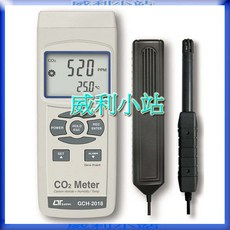 Lutron GCH-2018 二氧化碳偵測計 適用於室內空氣品質監測, 1個