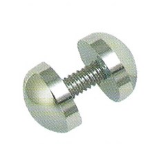 壓克力海報夾配件組 (20mm x 10mm) 含銅鏡珠/化妝螺絲/美化螺絲/廣告螺絲/銅扣，多功能展示固定, 1個