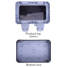 Coswall IP66 비바람에 견디는 방수 야외 상자 벽 소켓 13A USB 충전 포트가 있는 이중 범용/영국 스위치 콘센트, Only Box, 220-250V