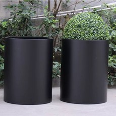 철제 플랜트박스 발코니 받침대 화분 박스 실내 플랜트 거치대, AD. 검정색 배럴 직경 40높이 30cm, A. 철