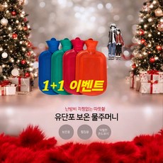 핫찜질팩 유단포 핫워터팩 2P 1+1 온수핫팩 물리치료핫팩 극한한파 필수템, 1세트, 1리터 1+1