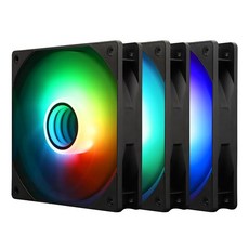 Thermalright TL-C12B-S V3 케이스 팬 120mm ARGB CPU 쿨러 팬 ARGB 미러 조명 효과 1500RPM 속도의 PC PWM 무소음 팬 블랙 C