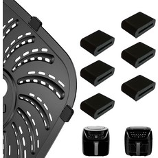 PowerXL Vortex Pro 6QT 8QT 4QT 디지털 에어 프라이어 6피스 고무 발 실리콘 범퍼 교체 탭