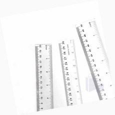 투명 플라스틱자 50cm 사무문구