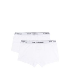돌체앤가바나 로고 웨이스트 복서 브리프 2팩 세트
