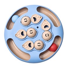 올투펫 강아지 IQ 퍼즐 노즈워크 장난감 지능개발 [도넛], 1개, 도넛 퍼즐 블루