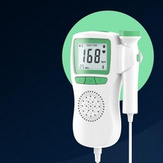 아기심장 소리듣는기계 태아 임산부 심음 측정기 선물, 엔젤그린 블루투스