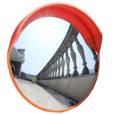 스톰가드 도로 반사경 실내 실외 도로 곡면거올, 오렌지, 1개 오렌지, 1개
