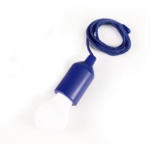 당기는 건전지 줄전구 블루