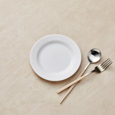 모던하우스 오슬로 원형접시 D16 화이트 CA3023031, 1개