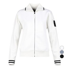 luxgolf 女款圈絨拼接拉鍊防風針織外套 LB4W814W