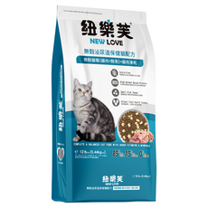 NEW LOVE 紐樂芙 全齡貓無穀配方乾糧 雞肉+鮪魚 泌尿道保健 5.44kg, 1袋