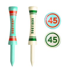 명품 대나무 골프티 잘 부러지지 않는 퀄리티 50개 골프 나무티 높이고정 일정한 높이로 티업