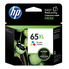 HP 65XL 彩色高印量墨水匣, 黑色, 1個