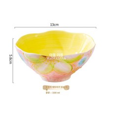 도자기밥그릇 예쁜밥식기 고급스타일그릇 플라워모양식기 고급모양그릇 다이어트식기, 1개, 핑크로터스폰드