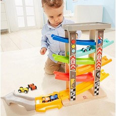 영유아 6단 미끄럼타워 미니카 6종 포함 다양한조합 첫장난감 놀이 상상력, 1개