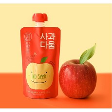 국내산 착즙 사과100% 사과즙 아침식사대용 유아 학생 주부 직장인 활기찬 아침 NFC공법 키즈 안전캡, 20팩