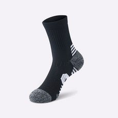 SPRINTA 기능성 프리미엄 양말 4켤레 세트, 1세트, 블랙