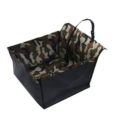 카트에 강아지 카트용 방지 카시트 더러움 개차 뒷좌석 카시트 안방수, J. 후면 단일 좌석 위장 3겹 두꺼워짐