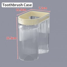 북유럽 스타일 벽걸이형 수납 페그보드: 게임/공부방용 무타공 헤드폰 및 키보드 거치대 디스플레이용도 가능, Toothbrush Case