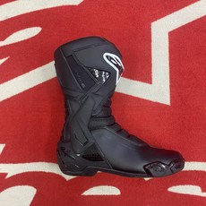 長野車業 Alpinestars SMX-6 V3長筒車靴 防摔車靴 打檔車靴 賽車靴 新款, 黑色, 1個
