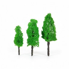 더가 디오라마 나무 조경 모형, H=80mm, 그린, 1개