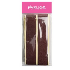 키즈초이스협력사 키즈초이스 도매유니아트 (찍찍이) 1500 까슬이 보슬이 1쌍 (두께2.5cm) (갈색)공작/만들기/공예/미술놀이/유아미술