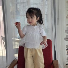 여아 아기뷔스티에 키즈 시스루 캉캉 나시 조끼