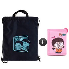 흔한남매 크로스백+목걸이 지갑 여아 카드 동전 용돈 어린이집 유치원 생일 아동 여아 선물