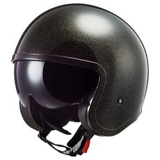 LS2 Helmets 오픈 페이스 스핏파이어 스파크 헬멧 (프라이머 레드 - XL) 그외 각종 319762, Large, 유광 블랙/골드 플레이크