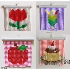 비즈발 만들기 재료 세트 구슬발 문발 창문 커튼 커튼봉 diy, 1번 장미