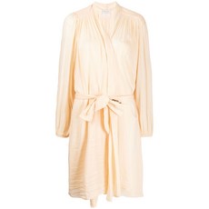 포르테포르테 타이 웨이스트 슬림 핏 로브