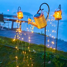 엔빙 LED 태양광 정원등 정원소품, 전구색  물뿌리개 (NV-147A)