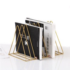 락모터스 LP수납장 LP장식장 매거진랙 수납 거치대 미니책꽂이 코드판정리 철제 인테리어용품, 로즈골드1개