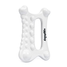 에그데이지 세라믹 괄사 세트 두피 얼굴 종아리 바디 마사지기, 화이트, 1세트