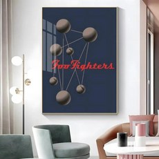 밴드 포스터 스티커 인쇄 방수 벽 예술 거실 침실 홈 장식, D. z4